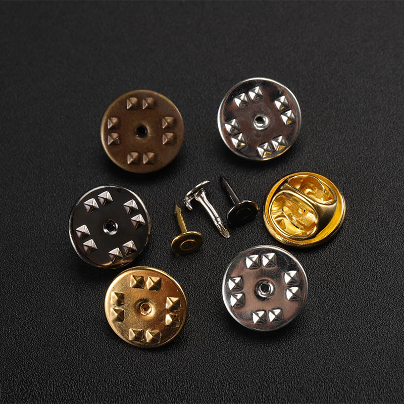 Pin Button Badge - 50 zestawów / partia złoty rod