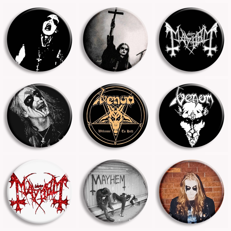 Pin Button Badge - Rock Mayhem Band Soft Button Pin