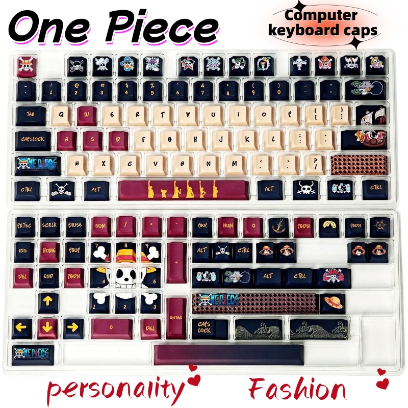 Keycap Artisan Anime - Klawisze One Piece: urocze, modne, personalizowane,