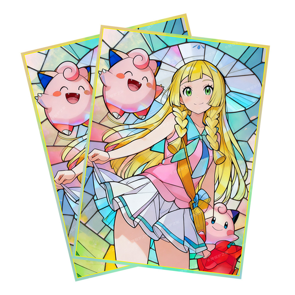 Collector Card Sleeve - 60 SZT. Anime Pokemon Lillie Ochraniacze