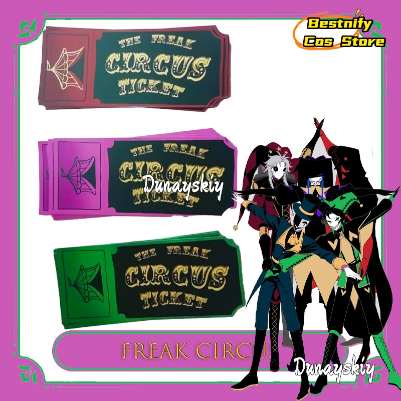 Anime Merchandise Europe - Karta Biletowa BFreak Circus Czerwona Zielona