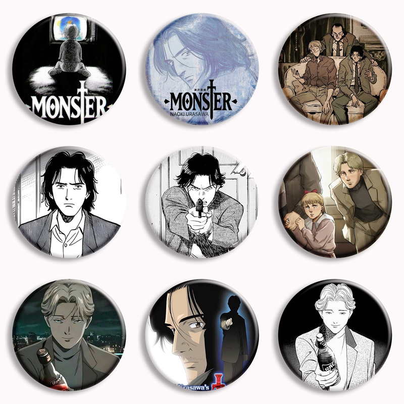 Pin Button Badge - Przypinka z miękkim wypełnieniem, motyw anime