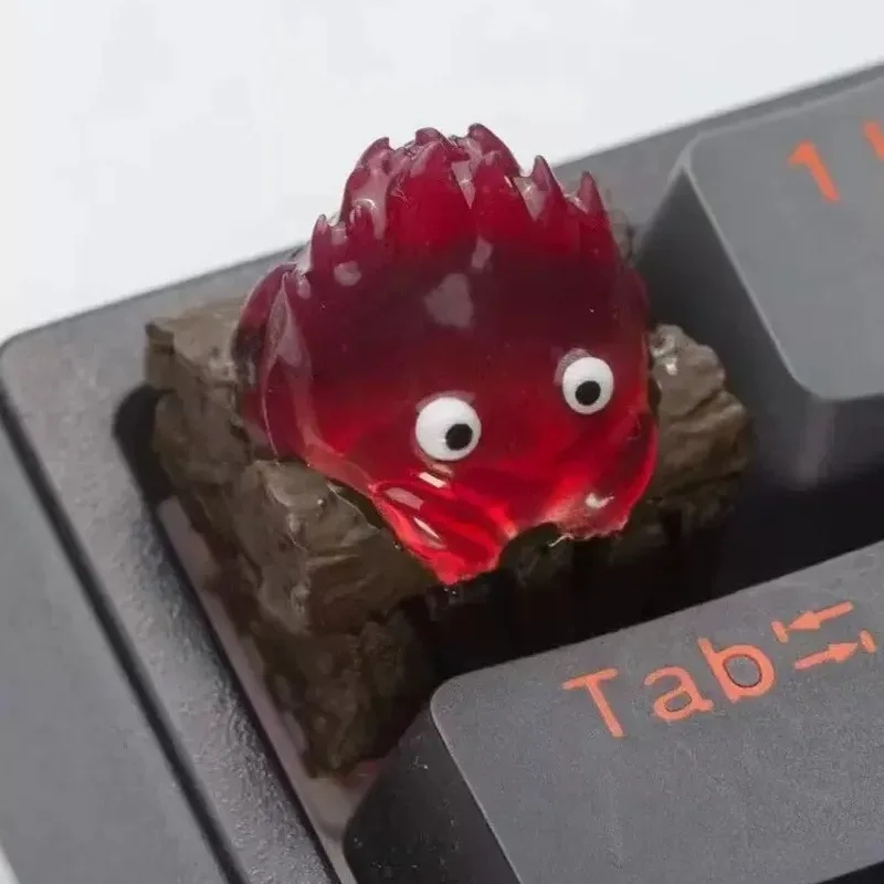 1 sztuka Calcifer Harbin Castl – Keycap Artisan Anime recenzja i cena