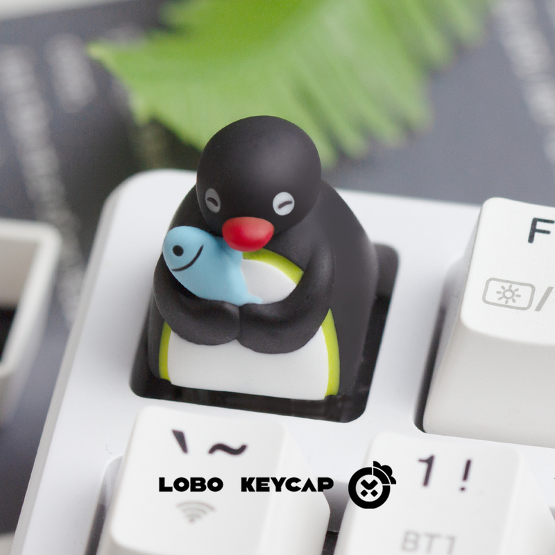 Urocze pingwiny, seria Pingu,  – Keycap Artisan Anime recenzja i cena