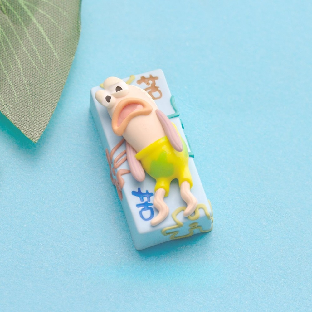 Klawisz 2U SpongeBob Sad Fish  – Keycap Artisan Anime recenzja i cena