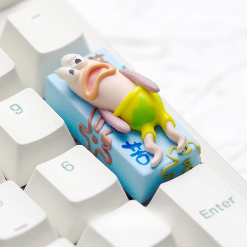 Klawisz 2U SpongeBob Sad Fish  – Keycap Artisan Anime recenzja i cena