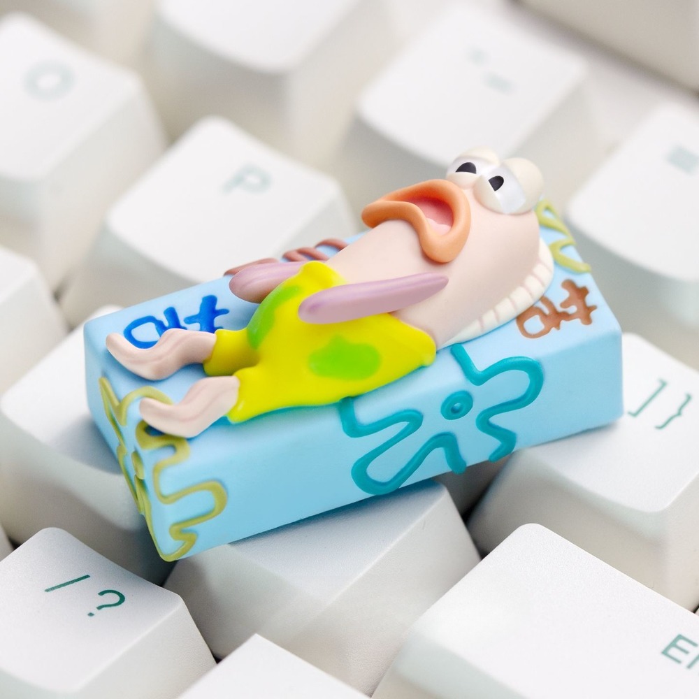 Klawisz 2U SpongeBob Sad Fish  – Keycap Artisan Anime recenzja i cena