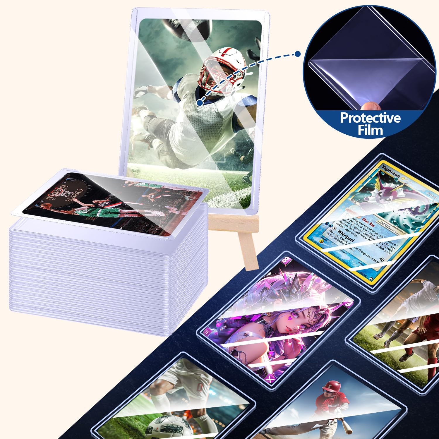 25-100 szt. Twarde etui na kar – Collector Card Sleeve recenzja i cena